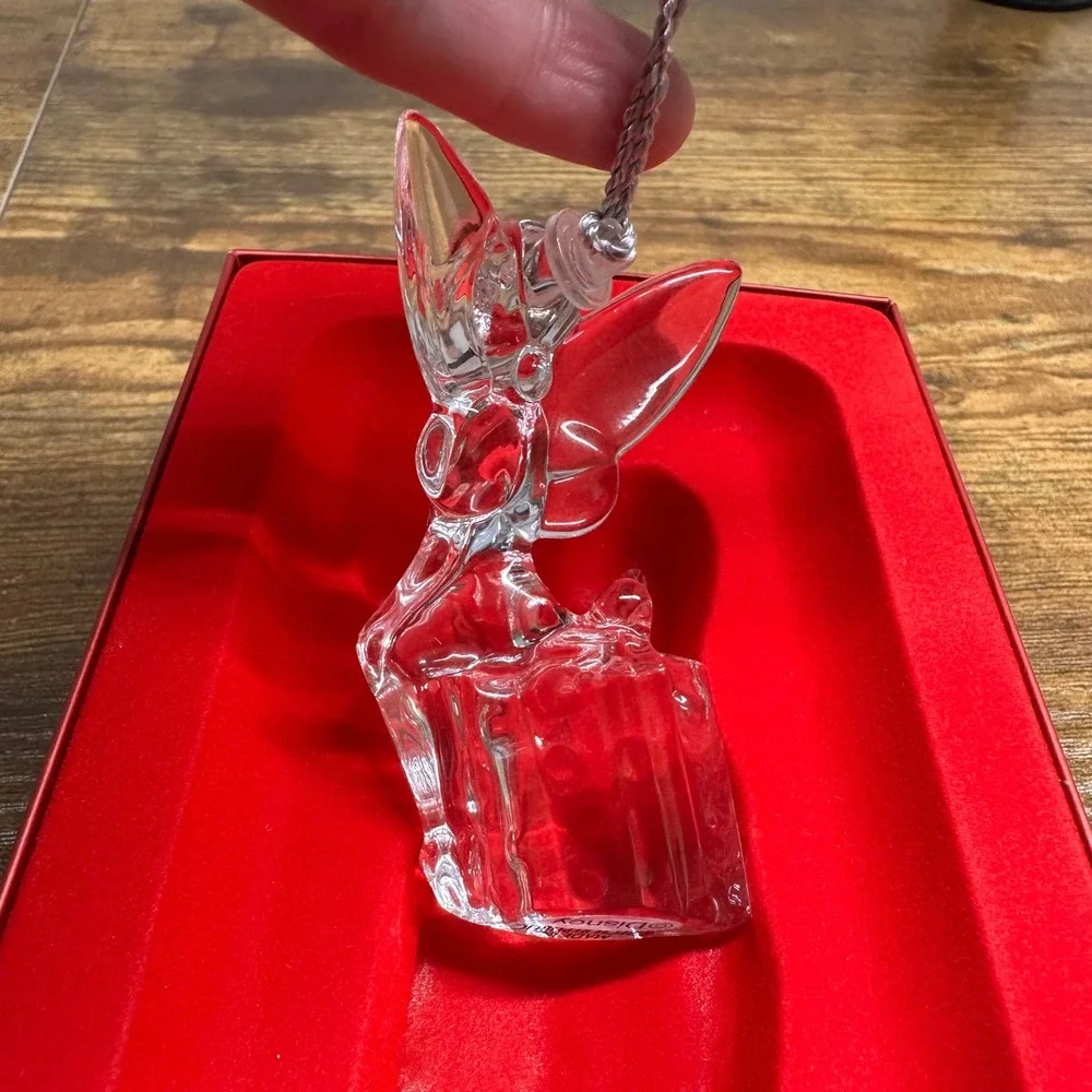 Lenox Disney Showcase A Gift From Tinkerbell Crystal Ornament 775784‎ Boxed